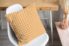 CHECKER BOARD ORANGE Accent Pillow By Kavka Designs