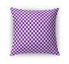 CHECKER BOARD PURPLE Accent Pillow By Kavka Designs