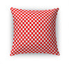 CHECKER BOARD RED Accent Pillow By Kavka Designs