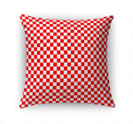 CHECKER BOARD RED Accent Pillow By Kavka Designs