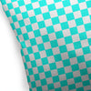 CHECKER BOARD TEAL Accent Pillow By Kavka Designs