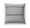 LEOPARD KEY GREY & WHITE Accent Pillow By Kavka Designs