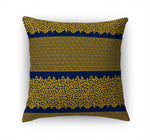 LEOPARD KEY NAVY & GOLD Accent Pillow By Kavka Designs