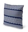 LEOPARD KEY NAVY & WHITE Accent Pillow By Kavka Designs