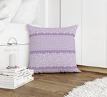 LEOPARD KEY PURPLE & WHITE Accent Pillow By Kavka Designs