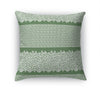 LEOPARD KEY SAGE & WHITE Accent Pillow By Kavka Designs