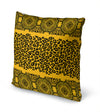 MINGLEOPARD GOLD & CHARCOAL Accent Pillow By Kavka Designs