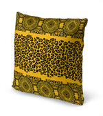 MINGLEOPARD GOLD & CHARCOAL Accent Pillow By Kavka Designs