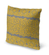 MINGLEOPARD GREY & GOLD Accent Pillow By Kavka Designs