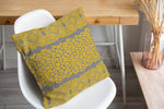 MINGLEOPARD GREY & GOLD Accent Pillow By Kavka Designs