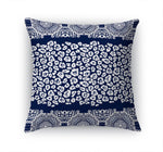 MINGLEOPARD NAVY & WHITE Accent Pillow By Kavka Designs