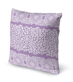 MINGLEOPARD PURPLE & WHITE Accent Pillow By Kavka Designs