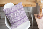 MINGLEOPARD PURPLE & WHITE Accent Pillow By Kavka Designs