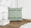 MINGLEOPARD SAGE & WHITE Accent Pillow By Kavka Designs