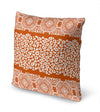 MINGLEOPARD TERRACOTTA & WHITE Accent Pillow By Kavka Designs