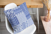 PATCHWORK TAHOE BLUE Accent Pillow By Kavka Designs