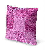 PATCHWORK TAHOE PINK Accent Pillow By Kavka Designs