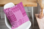 PATCHWORK TAHOE PINK Accent Pillow By Kavka Designs