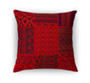 PATCHWORK TAHOE RUBY RED Accent Pillow By Kavka Designs