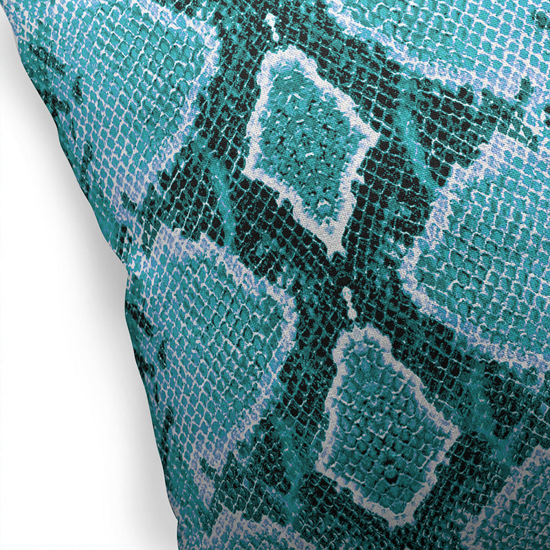 COBRA AQUA Accent Pillow By Kavka Designs