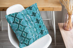 COBRA AQUA Accent Pillow By Kavka Designs