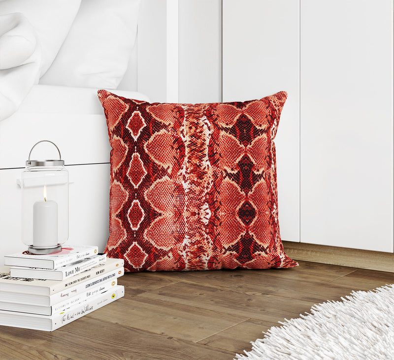 COBRA RED Accent Pillow By Kavka Designs