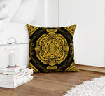 SUMA CHARCOAL & GOLD Accent Pillow By Kavka Designs