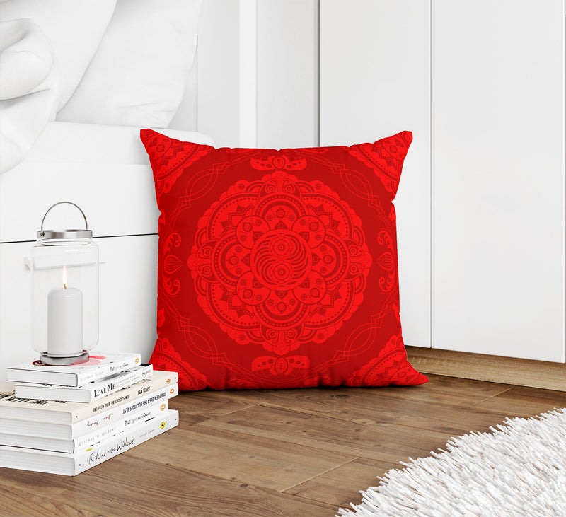 SUMA RED Accent Pillow By Kavka Designs