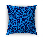 LEOPARD PRINT BLUE Accent Pillow By Kavka Designs