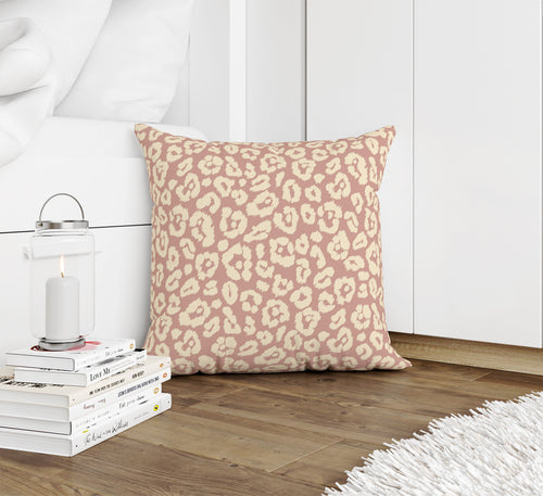 LEOPARD PRINT BLUSH Accent Pillow By Kavka Designs