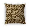 LEOPARD PRINT BROWN Accent Pillow By Kavka Designs