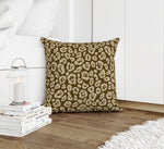 LEOPARD PRINT BROWN Accent Pillow By Kavka Designs