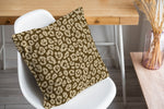 LEOPARD PRINT BROWN Accent Pillow By Kavka Designs