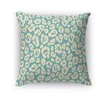 LEOPARD PRINT LIGHT BLUE Accent Pillow By Kavka Designs