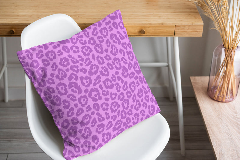 LEOPARD PRINT PINK Accent Pillow By Kavka Designs