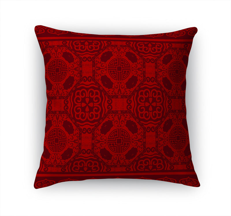 LASHA RED OVERDYE Accent Pillow By Kavka Designs