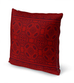 LASHA RED OVERDYE Accent Pillow By Kavka Designs