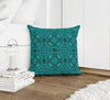 LASHA TEAL OVERDYE Accent Pillow By Kavka Designs