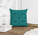 LASHA TEAL OVERDYE Accent Pillow By Kavka Designs