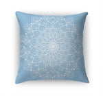 BOHO MANDALA BABY BLUE Accent Pillow By Kavka Designs