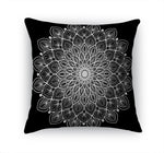 BOHO MANDALA CHARCOAL Accent Pillow By Kavka Designs