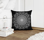 BOHO MANDALA CHARCOAL Accent Pillow By Kavka Designs