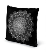 BOHO MANDALA CHARCOAL Accent Pillow By Kavka Designs