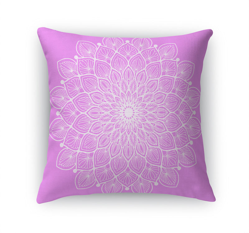 BOHO MANDALA FUCHSIA Accent Pillow By Kavka Designs