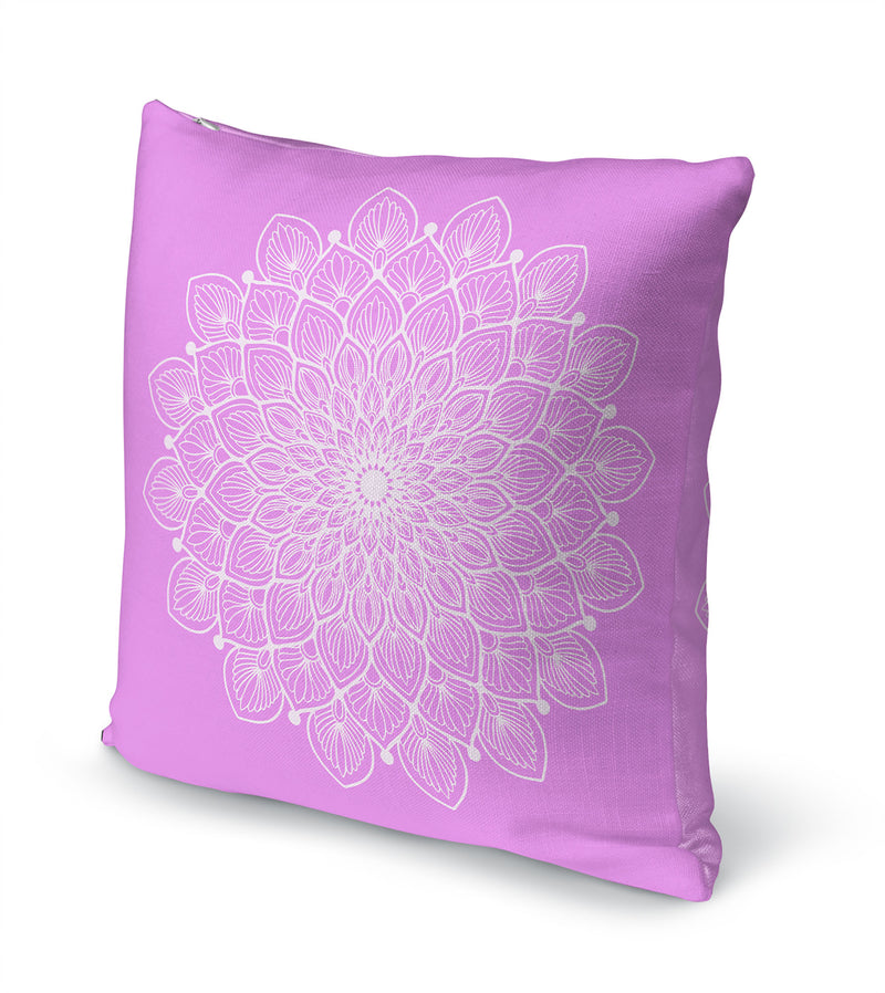 BOHO MANDALA FUCHSIA Accent Pillow By Kavka Designs