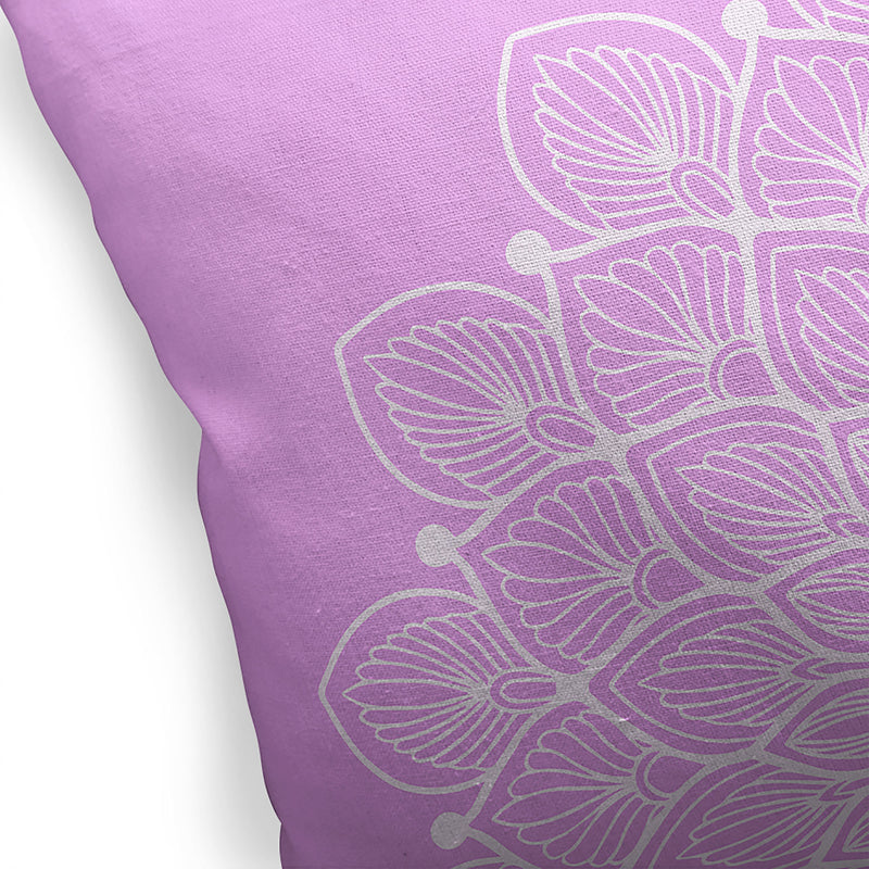 BOHO MANDALA FUCHSIA Accent Pillow By Kavka Designs