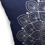 BOHO MANDALA NAVY Accent Pillow By Kavka Designs