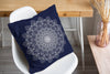 BOHO MANDALA NAVY Accent Pillow By Kavka Designs