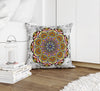 CAMO MANDALA NAVY & GOLD Accent Pillow By Kavka Designs