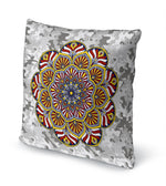 CAMO MANDALA NAVY & GOLD Accent Pillow By Kavka Designs